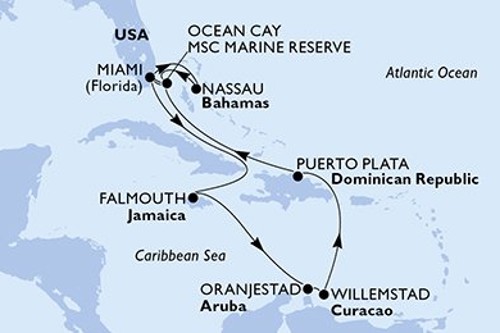 Cruise itinerary