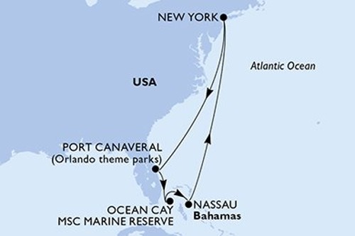 Cruise itinerary