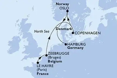 Cruise itinerary