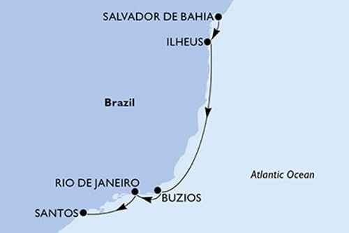 Cruise itinerary