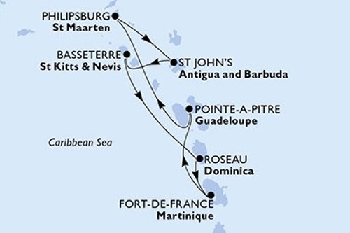 Cruise itinerary