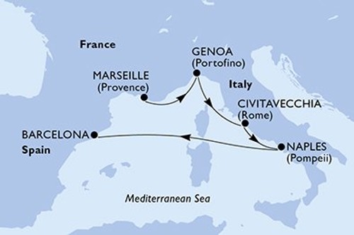 Cruise itinerary