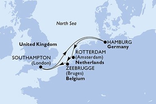 Cruise itinerary