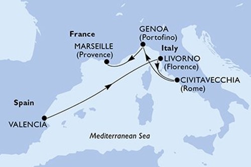 Cruise itinerary