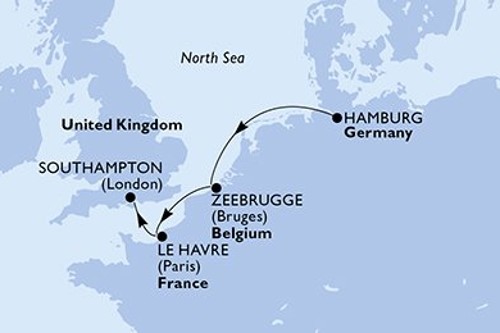 Cruise itinerary