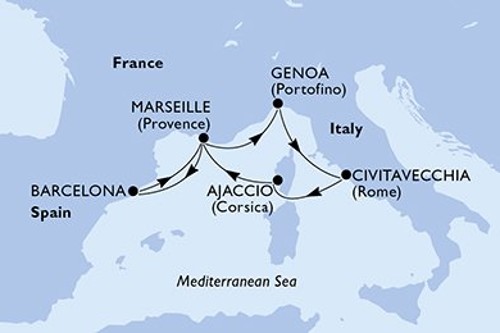 Cruise itinerary