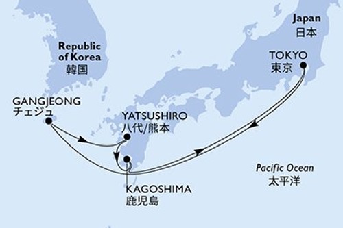 Cruise itinerary
