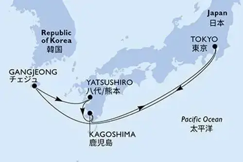 Маршрут круиза