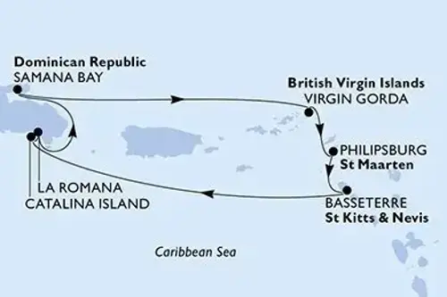Cruise itinerary