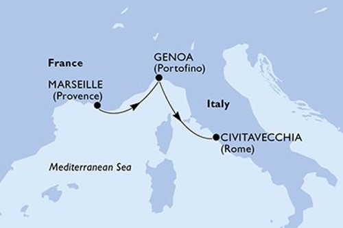 Cruise itinerary