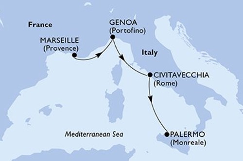Cruise itinerary