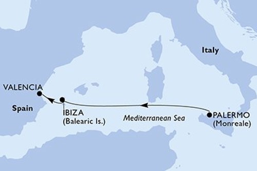 Cruise itinerary