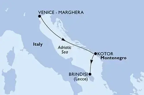 Cruise itinerary
