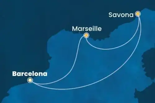 Маршрут круиза