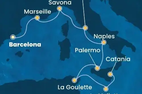 Cruise itinerary