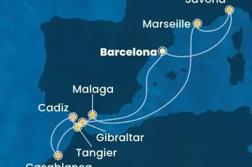 Маршрут круиза