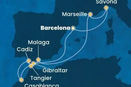 Маршрут круиза