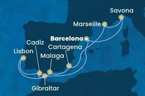 Cruise itinerary
