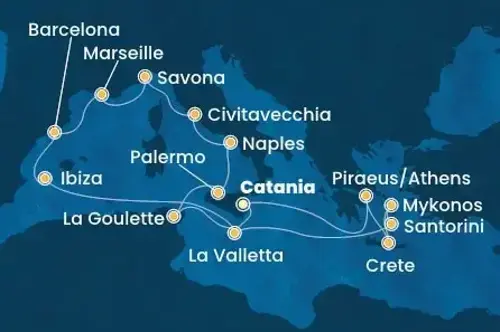 Cruise itinerary