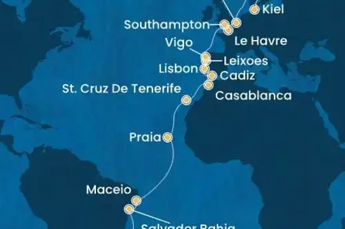 Cruise itinerary