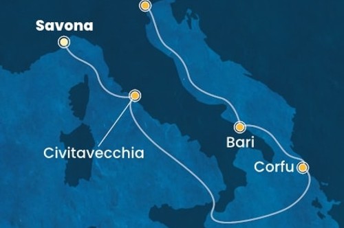 Cruise itinerary