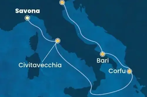 Cruise itinerary