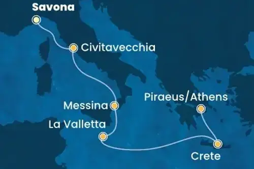 Маршрут круиза