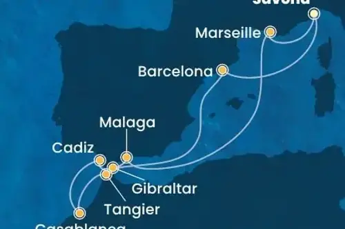 Маршрут круиза