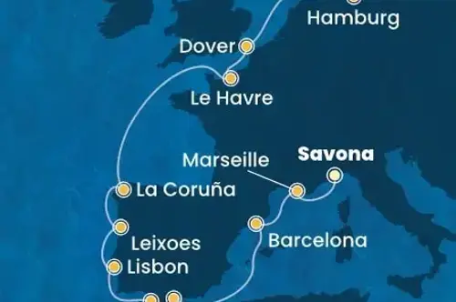 Маршрут круиза