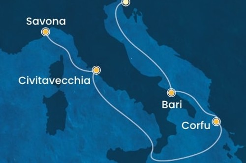 Cruise itinerary