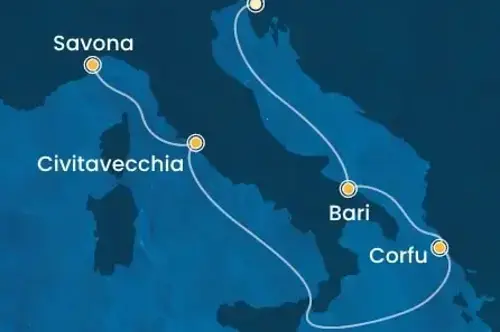Cruise itinerary