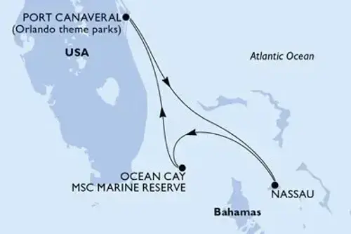 Cruise itinerary