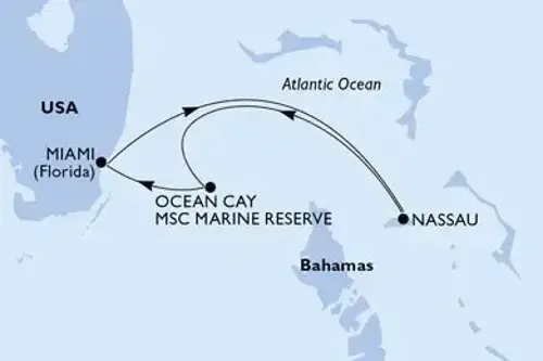 Cruise itinerary