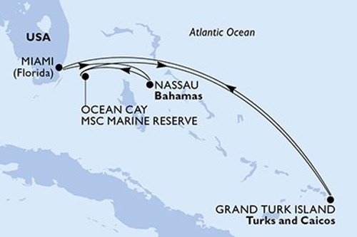 Cruise itinerary