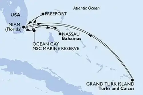 Маршрут круиза