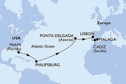Cruise itinerary