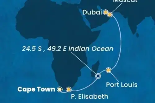 Cruise itinerary