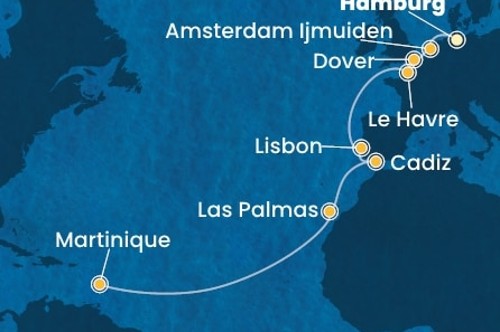 Cruise itinerary