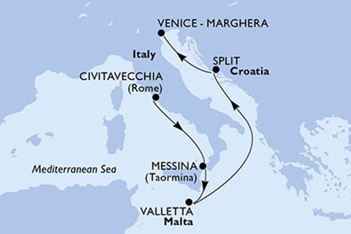 Cruise itinerary