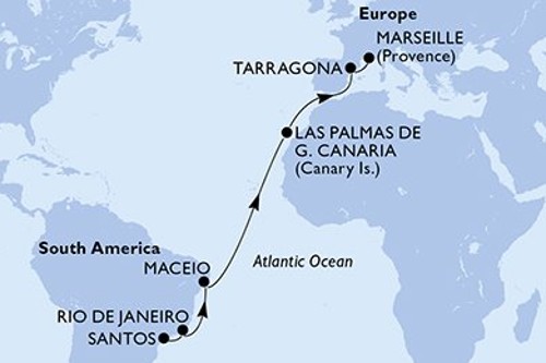 Cruise itinerary