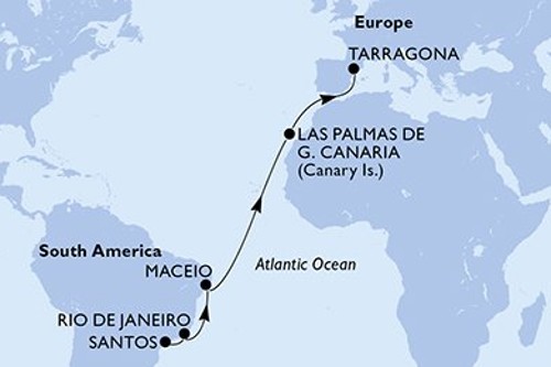 Cruise itinerary