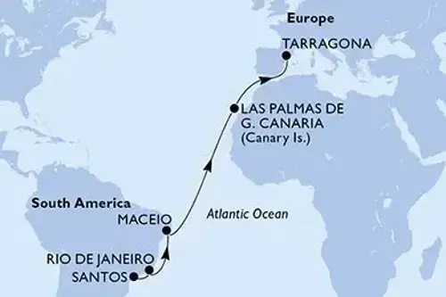 Cruise itinerary