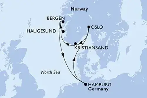 Cruise itinerary