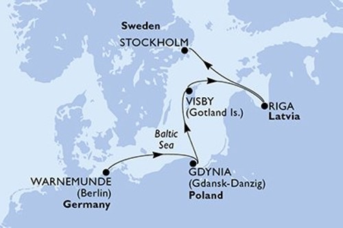 Маршрут круиза