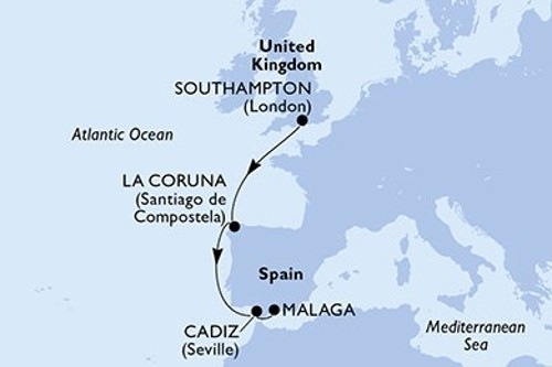Cruise itinerary