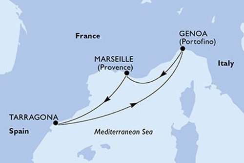 Cruise itinerary