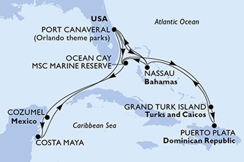 Cruise itinerary