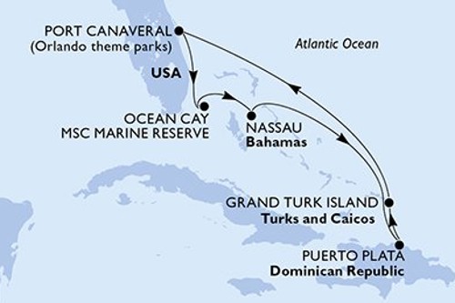 Cruise itinerary