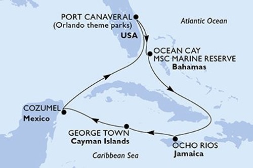 Cruise itinerary