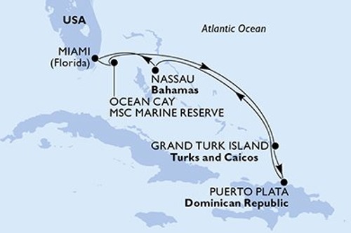 Cruise itinerary